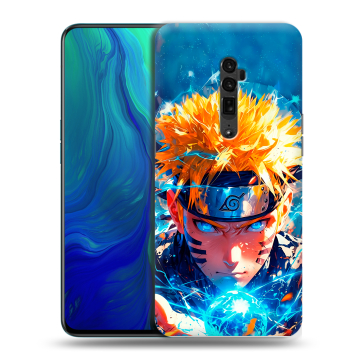 Пластиковый чехол на OPPO Reno 10x Zoom с принтом Аниме Наруто Naruto