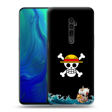 Пластиковый чехол на OPPO Reno 10x Zoom с принтом One Piece Ван Пис