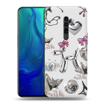 Пластиковый чехол на OPPO Reno 10x Zoom с принтом Y2K