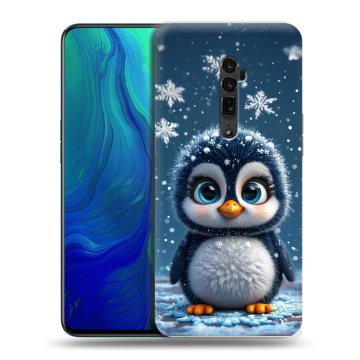 Пластиковый чехол на OPPO Reno 10x Zoom с принтом Новый год