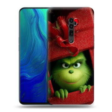 Пластиковый чехол на OPPO Reno 10x Zoom с принтом Новый год