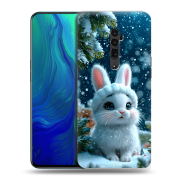 Пластиковый чехол на OPPO Reno 10x Zoom с принтом Новый год