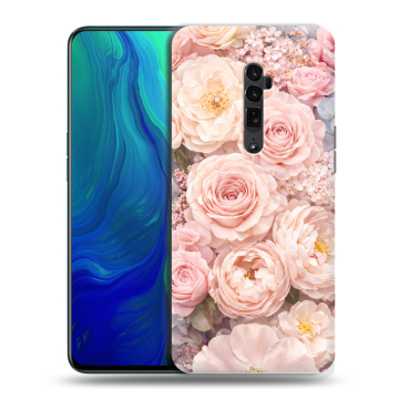 Пластиковый чехол на OPPO Reno 10x Zoom с принтом женский