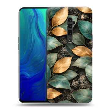Пластиковый чехол на OPPO Reno 10x Zoom с принтом женский