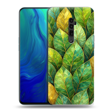Пластиковый чехол на OPPO Reno 10x Zoom с принтом женский