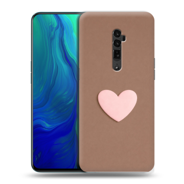 Пластиковый чехол на OPPO Reno 10x Zoom с принтом женский