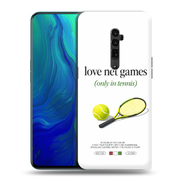 Пластиковый чехол на OPPO Reno 10x Zoom с принтом для девочек