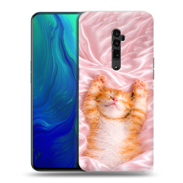 Пластиковый чехол на OPPO Reno 10x Zoom с принтом женский