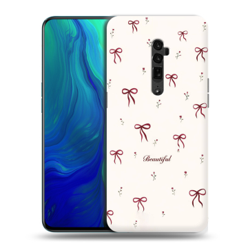 Пластиковый чехол на OPPO Reno 10x Zoom с принтом для девочек
