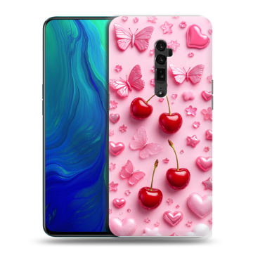 Пластиковый чехол на OPPO Reno 10x Zoom с принтом для девочек