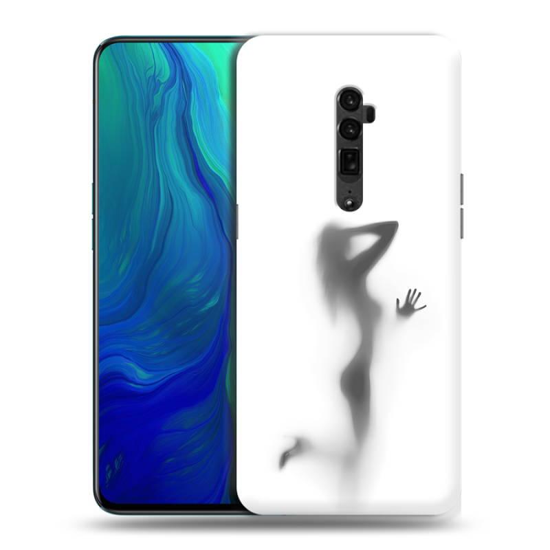 Пластиковый чехол на OPPO Reno 10x Zoom с принтом Силуэт Пластиковый чехол на OPPO Reno 10x Zoom с принтом Силуэт