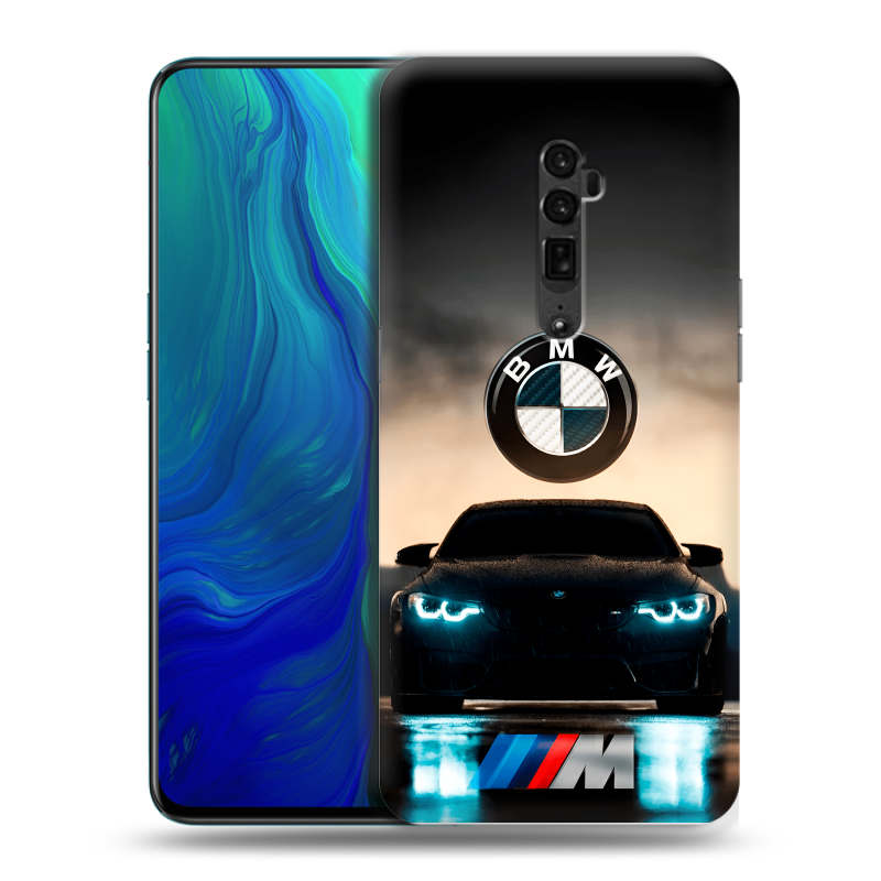 Пластиковый чехол на OPPO Reno 10x Zoom с принтом БМВ BMW Пластиковый чехол на OPPO Reno 10x Zoom с принтом БМВ BMW