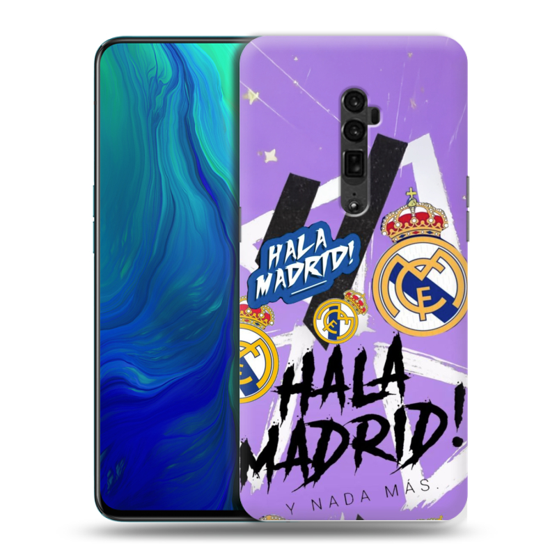 Пластиковый чехол на OPPO Reno 10x Zoom с принтом Real Madrid Реал Мадрид Пластиковый чехол на OPPO Reno 10x Zoom с принтом Real Madrid Реал Мадрид