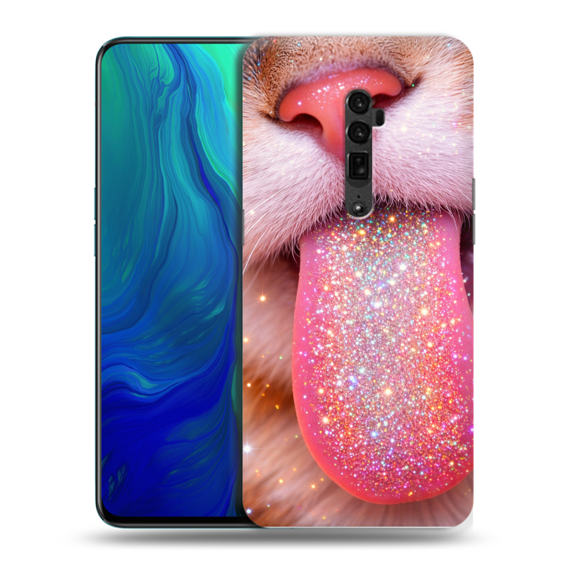 Пластиковый чехол на OPPO Reno 10x Zoom с принтом для девочек Пластиковый чехол на OPPO Reno 10x Zoom с принтом для девочек