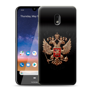 Силиконовый чехол на Nokia 2.2 с принтом Герб России