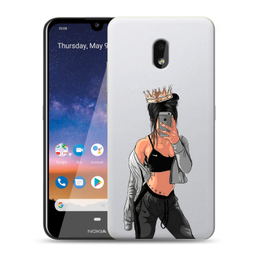 Силиконовый чехол на Nokia 2.2 с принтом Женские принты