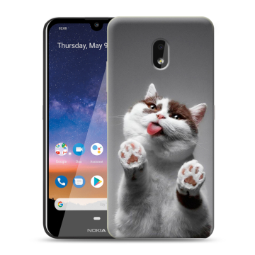 Силиконовый чехол на Nokia 2.2 с принтом Коты
