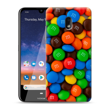 Силиконовый чехол на Nokia 2.2 с принтом Конфеты