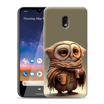 Силиконовый чехол на Nokia 2.2 с принтом Сова