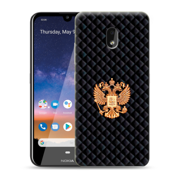 Силиконовый чехол на Nokia 2.2 с принтом Герб России принт Силиконовый чехол на Nokia 2.2 с принтом Герб России принт