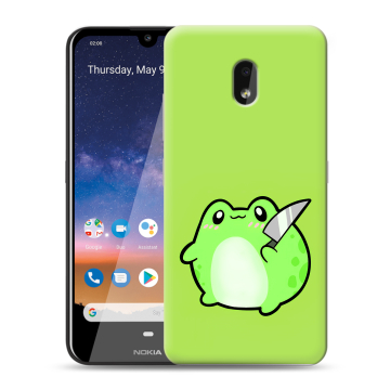 Силиконовый чехол на Nokia 2.2 с принтом Лягушенок Силиконовый чехол на Nokia 2.2 с принтом Лягушенок