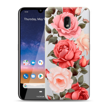 Силиконовый чехол на Nokia 2.2 с принтом Розы Силиконовый чехол на Nokia 2.2 с принтом Розы