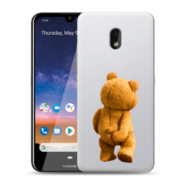Силиконовый чехол на Nokia 2.2 с принтом Медведь