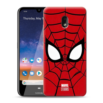 Силиконовый чехол на Nokia 2.2 с принтом человек паук spiderman Силиконовый чехол на Nokia 2.2 с принтом человек паук spiderman