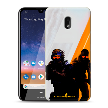 Силиконовый чехол на Nokia 2.2 с принтом Контер страйк Counter strike Силиконовый чехол на Nokia 2.2 с принтом Контер страйк Counter strike