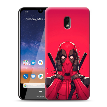 Силиконовый чехол на Nokia 2.2 с принтом Дедпул Deadpool Силиконовый чехол на Nokia 2.2 с принтом Дедпул Deadpool