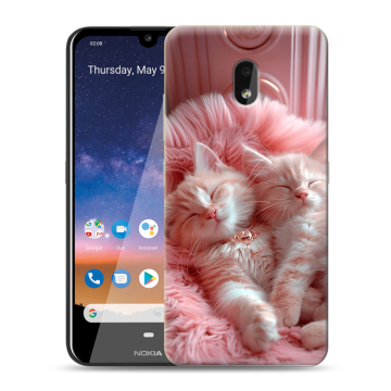 Силиконовый чехол на Nokia 2.2 с принтом котята котики Силиконовый чехол на Nokia 2.2 с принтом котята котики