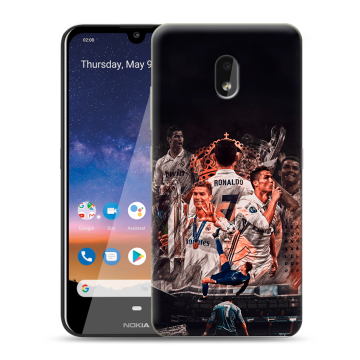 Силиконовый чехол на Nokia 2.2 с принтом Реал Роналдо Real Ronaldo