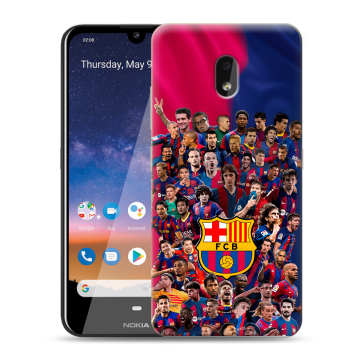 Силиконовый чехол на Nokia 2.2 с принтом Барселона Barcelona