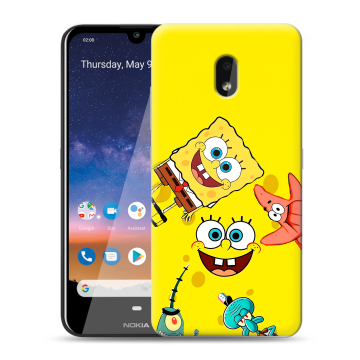 Силиконовый чехол на Nokia 2.2 с принтом Спанч боб Спанчбоб Силиконовый чехол на Nokia 2.2 с принтом Спанч боб Спанчбоб