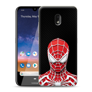 Силиконовый чехол на Nokia 2.2 с принтом человек паук spiderman Силиконовый чехол на Nokia 2.2 с принтом человек паук spiderman