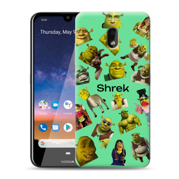 Силиконовый чехол на Nokia 2.2 с принтом Шрек Shrek