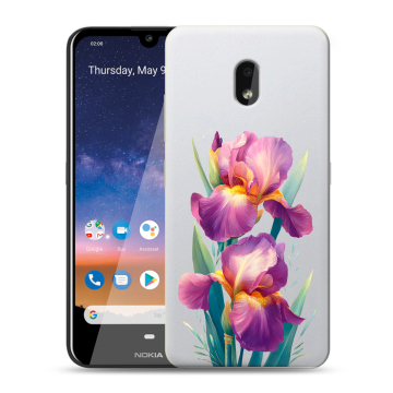Силиконовый чехол на Nokia 2.2 с принтом Цветы орхидеи
