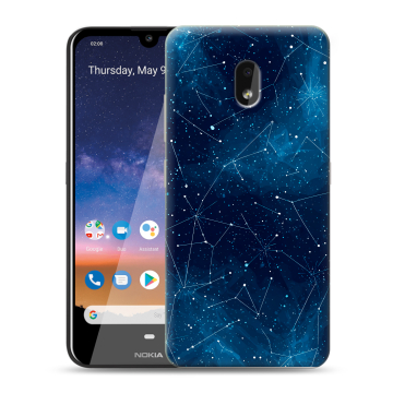 Силиконовый чехол на Nokia 2.2 с принтом Космос звезды