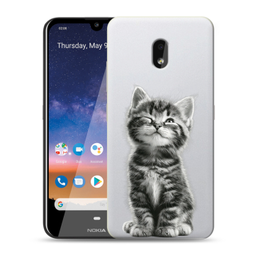 Силиконовый чехол на Nokia 2.2 с принтом Котенок Силиконовый чехол на Nokia 2.2 с принтом Котенок