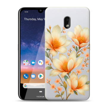 Силиконовый чехол на Nokia 2.2 с принтом Цветы