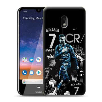 Силиконовый чехол на Nokia 2.2 с принтом Реал Роналдо