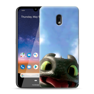 Силиконовый чехол на Nokia 2.2 с принтом Как приручить дракона Силиконовый чехол на Nokia 2.2 с принтом Как приручить дракона