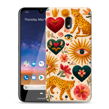 Силиконовый чехол на Nokia 2.2 с принтом Модный принт