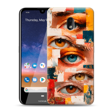 Силиконовый чехол на Nokia 2.2 с принтом Модный принт