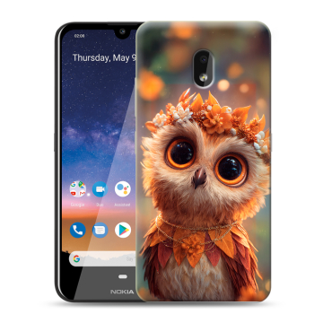 Силиконовый чехол на Nokia 2.2 с принтом Милая сова
