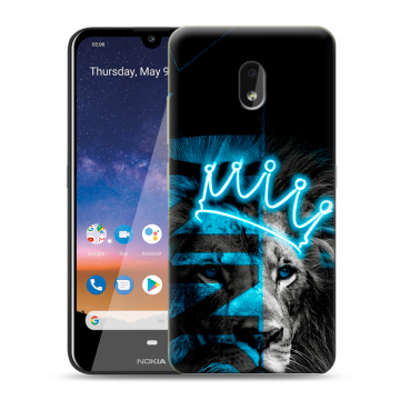 Силиконовый чехол на Nokia 2.2 с принтом Король лев