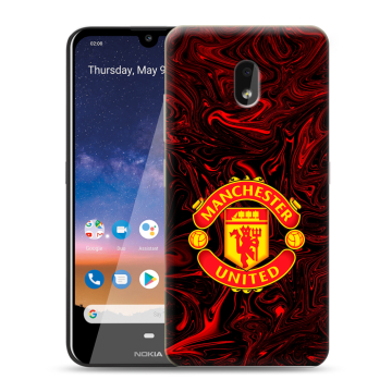 Силиконовый чехол на Nokia 2.2 с принтом Manchester United