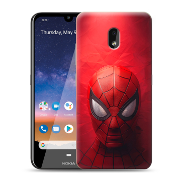 Силиконовый чехол на Nokia 2.2 с принтом Spiderman Человек паук Силиконовый чехол на Nokia 2.2 с принтом Spiderman Человек паук