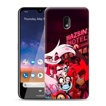 Силиконовый чехол на Nokia 2.2 с принтом Hazbin Hotel Отель Хазбин Силиконовый чехол на Nokia 2.2 с принтом Hazbin Hotel Отель Хазбин