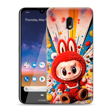 Силиконовый чехол на Nokia 2.2 с принтом Labubu Лабубу